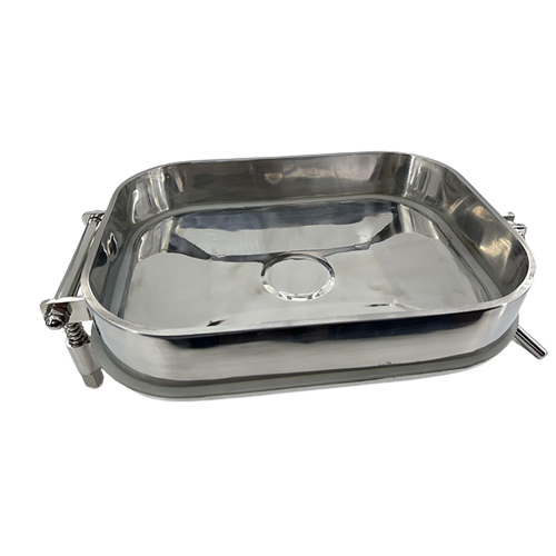 Sanitary Square Manhole Cover Without Pressure for Tank Supplier