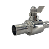 SS304/SS316 Sanitary Stainless Steel Straight-through Welding Ball Valve Quotation