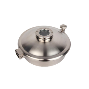 Sanitary Stainless Steel Sanitary Round Manhole with Sight Glass Supplier