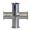 Sanitary Stainless Steel Clamped Long Cross Manufacturer