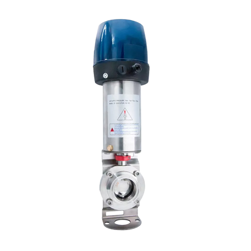 C-TOP Pneumatic Sanitary Stainless Steel Clamp Type Butterfly Valve Supplier