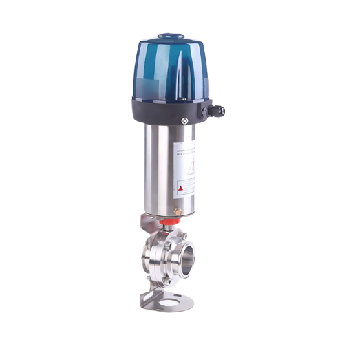 Intelligent C-TOP Pneumatic Sanitary Stainless Steel Butterfly Valve Manufacturer