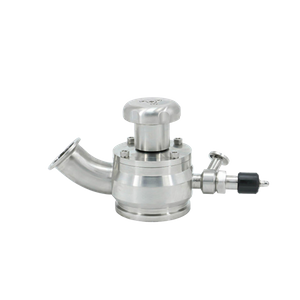 Sanitary Stainless Steel Sample Valves with Steam Inlet Pipe Factory Produce
