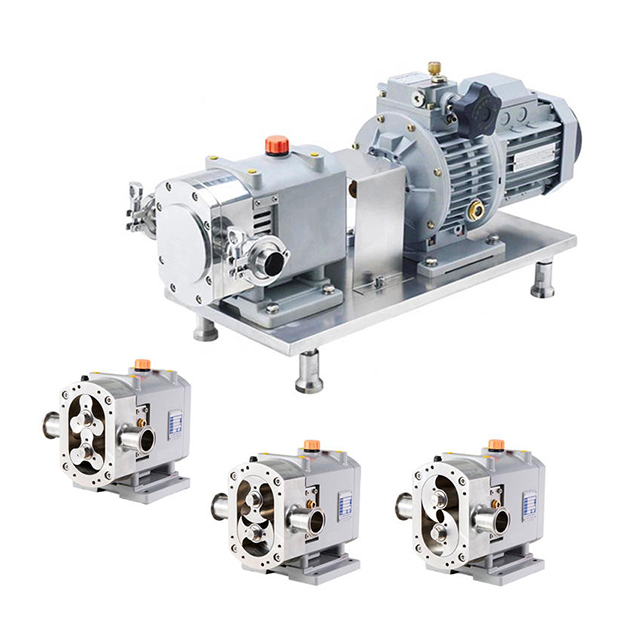 Stainless Steel Rotor Lobe Pump Head Supplier
