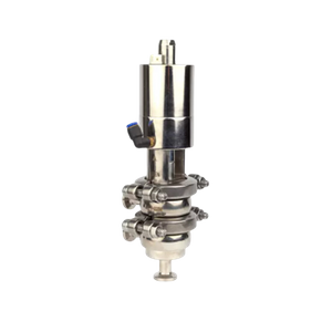 Sanitary Three-way LL Pneumatic Diverter Valves Supplier