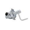Stainless Steel L Sanitary Manual Shut-off Diverter Valves Supplier