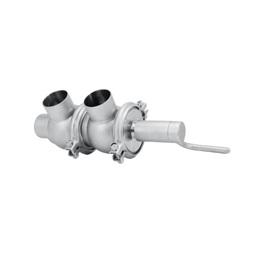 Stainless Steel LL Sanitary Cut Off Diverter Valves Supplier