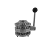 OEM Three Piece Sanitary Weld Butterfly Valve Manufacturer