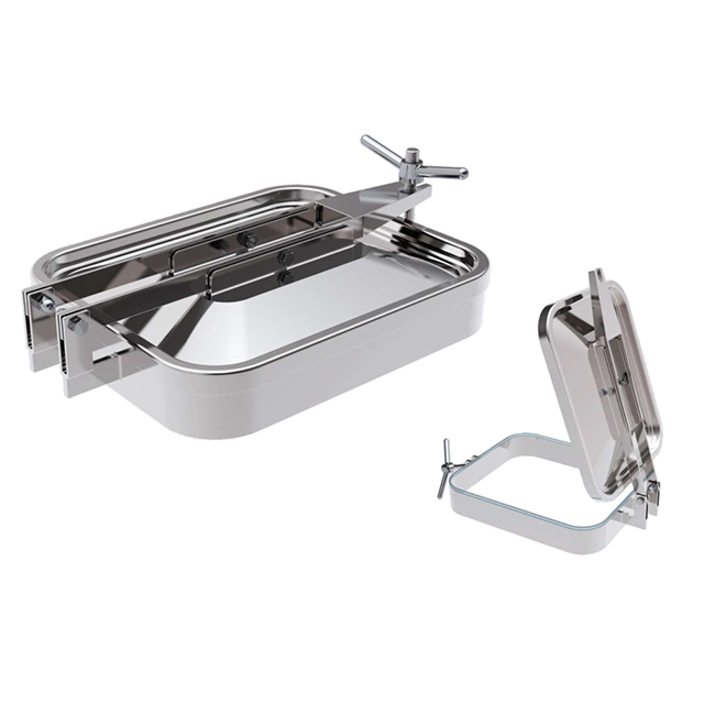 Stainless Steel Sanitary Square Manhole Cover Wholesale