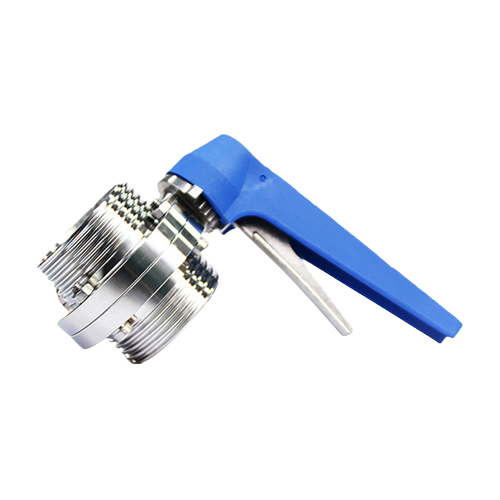 Sanitary Stainless Steel Thread Butterfly Valve With Plastic Handle Manufacturer