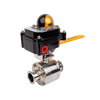 Sanitary Non-retention Manual Ball Valve with Feedback Signal Factory Produced