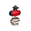 Sanitary Non-retention Full Port Pneumatic Ball Valves Quotation