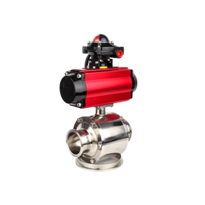 Sanitary Non-retention Full Port Pneumatic Ball Valves Quotation