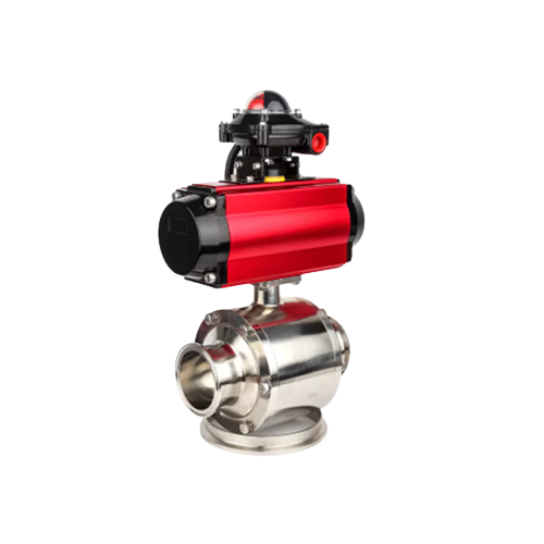 Sanitary Non-retention Full Port Pneumatic Ball Valves Quotation