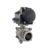 OEM Stainless Steel Pneumatic Actuated 3 Piece Ball Valve Supplier