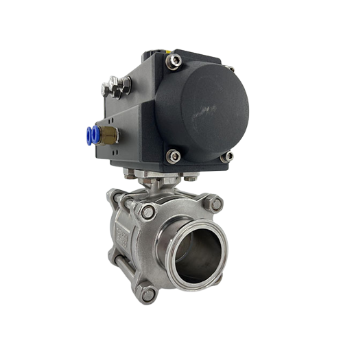 OEM Stainless Steel Pneumatic Actuated 3 Piece Ball Valve Supplier