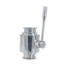 Sanitary Stainless Steel 304/316 Straight Clamped Ball Valves Manufacturer