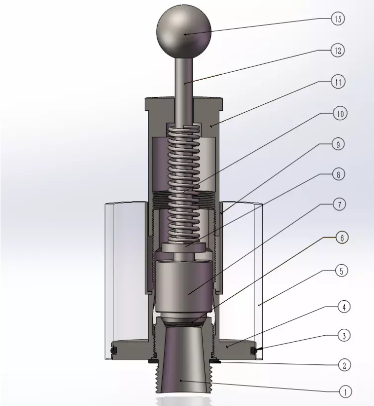 Sanitary Elbow Pressure Gauge Type Air Relief Valve 1