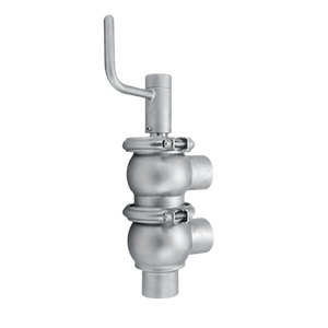 Stainless Steel LL Sanitary Cut Off Diverter Valves Supplier