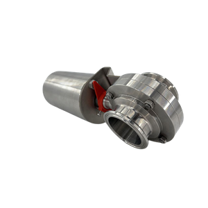 Sanitary Stainless Steel Pneumatic Butterfly Clamp Type Valves with Actuator Manufacturer