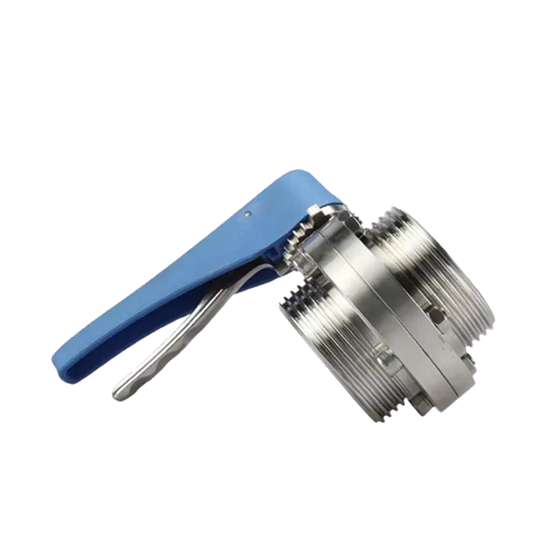 Sanitary Stainless Steel Thread Butterfly Valve With Plastic Handle Manufacturer