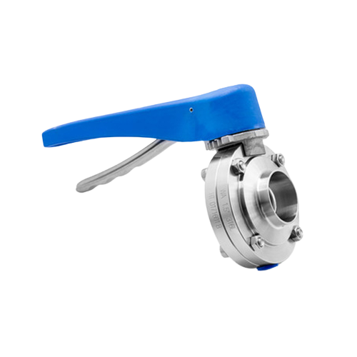 Sanitary Stainless Steel Welding Butterfly Valve With Plastic Handle Vendor Factory