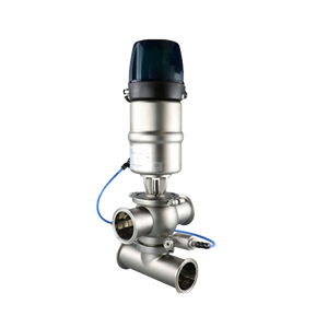  Sanitary Mix-proof Mixproof Valve with Intelligent Pneumatic Outside Cleaning Manufacturer