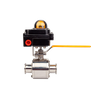 Sanitary Non-retention Manual Ball Valve with Feedback Signal Factory Produced