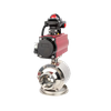 Sanitary Non-retention Full Port Pneumatic Ball Valves Quotation