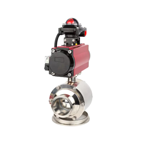 Sanitary Non-retention Full Port Pneumatic Ball Valves Quotation