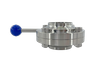 OEM Sanitary Stainless Steel Welded Butterfly Valve Distributor