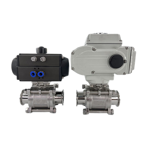 Factory Stainless Steel Electric Actuated Three Piece Ball Valve Warehouse