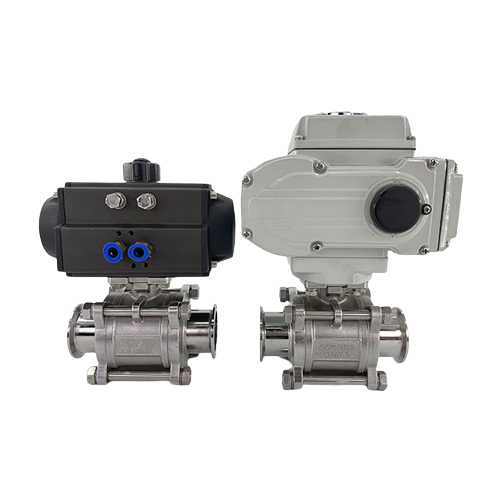 Factory Stainless Steel Electric Actuated Three Piece Ball Valve Warehouse