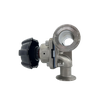  Stainless Steel Tri Clamp Manual 3 Way T Type Diaphragm Valve Wholesale
