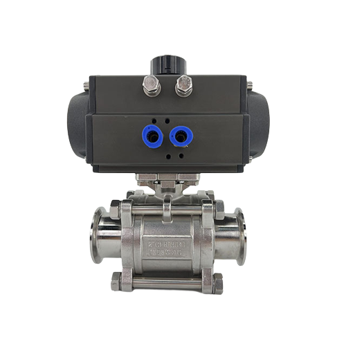 OEM Stainless Steel Pneumatic Actuated 3 Piece Ball Valve Supplier