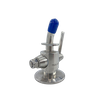 Sanitary Stainless Steel Clamped Plug Type Sampling Valve For Beer Brewery Factory 