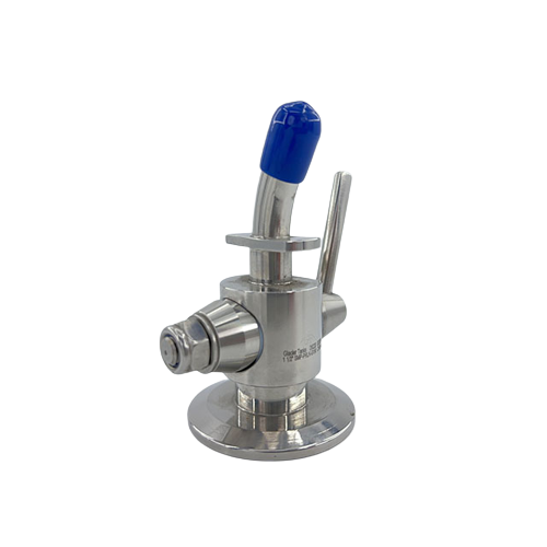 Sanitary Stainless Steel Clamped Plug Type Sampling Valve For Beer Brewery Factory 