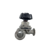  Stainless Steel Tri Clamp Manual 3 Way T Type Diaphragm Valve Wholesale