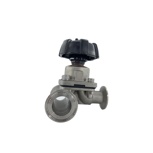  Stainless Steel Tri Clamp Manual 3 Way T Type Diaphragm Valve Wholesale