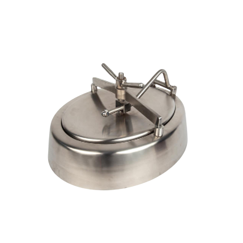 Sanitary Stainless Steel Inward Elliptical Tank Manhole Oval Outward Manhole Cover with Bevel Edge Wholesale
