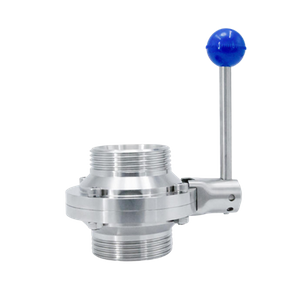 OEM Sanitary Male Thread Butterfly Valve Supplier