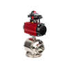 Sanitary Non-retention Full Port Pneumatic Ball Valves Quotation
