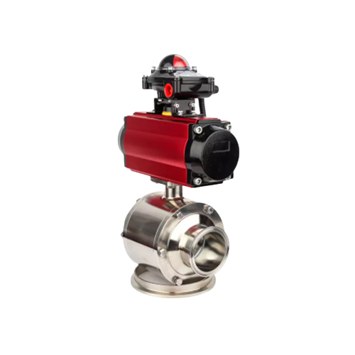 Sanitary Non-retention Full Port Pneumatic Ball Valves Quotation