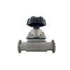  Stainless Steel Tri Clamp Manual 3 Way T Type Diaphragm Valve Wholesale