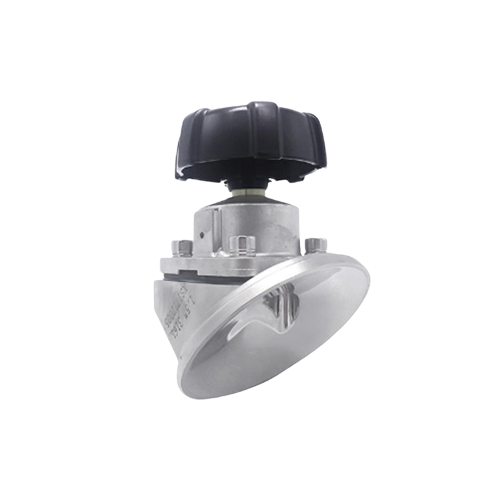 Sanitary 304 Stainless Steel Manual Bottom Diaphragm Valve Manufacturer