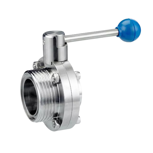 Sanitary Manual Thread Ends Butterfly Valves Manufacturer