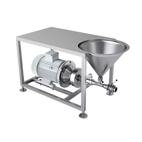 Food Grade Platform High Shear Emulsification Homogeneous Pump Water Liquid Powder Mixing Pump Mixer Manufacturer