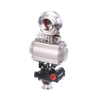 European Pneumatic Actuator Tri Clamp Butterfly Valves with Actuator Warehouse