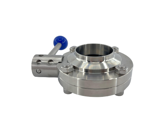 OEM Sanitary Stainless Steel Welded Butterfly Valve Distributor