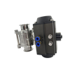 OEM Stainless Steel Pneumatic Actuated 3 Piece Ball Valve Supplier